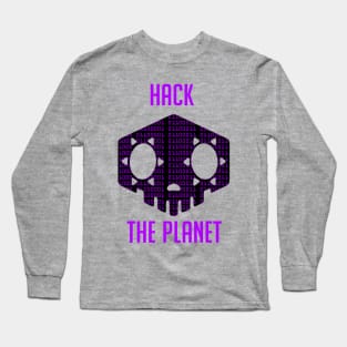 Sombra Overwatch - Hack The Planet Long Sleeve T-Shirt